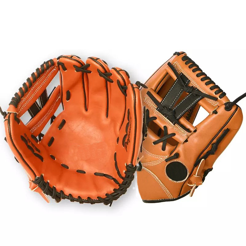 Latest Fashion New Design 100% Cowhide Leather Baseball Gloves Wholesale Top Quality Baseball Gloves