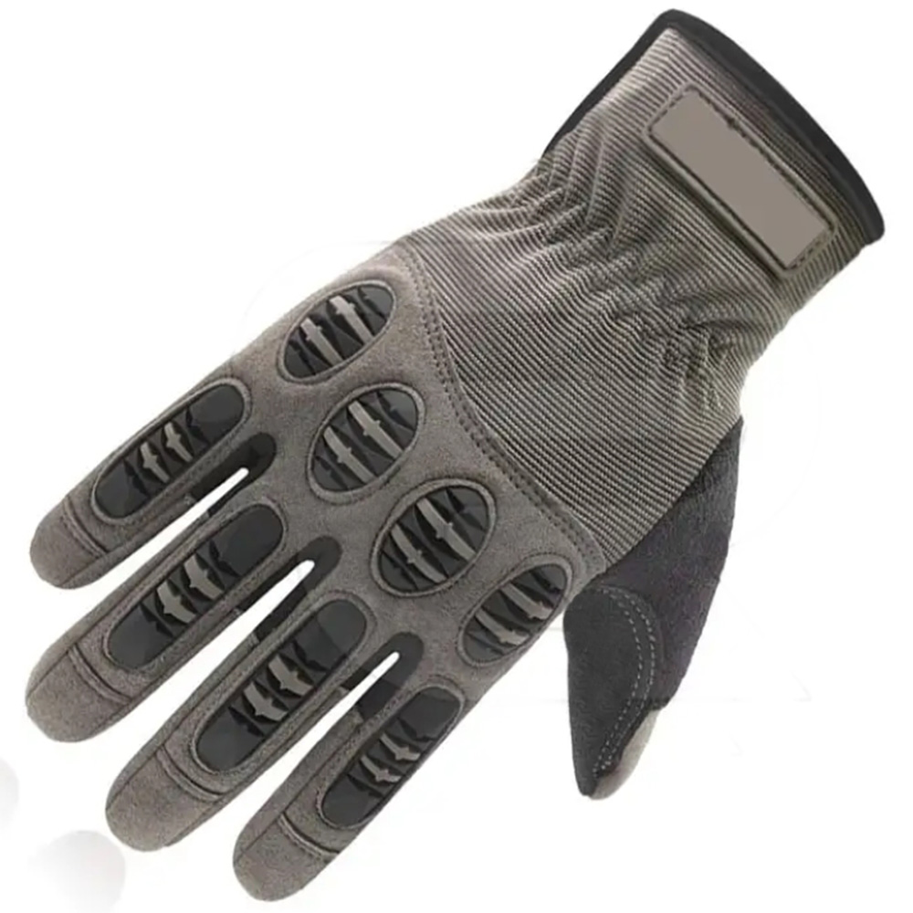 OEM Custom Rubber Knuckle Protect Impact-Resistant Gloves Breathable Comfortable Industrial Performa