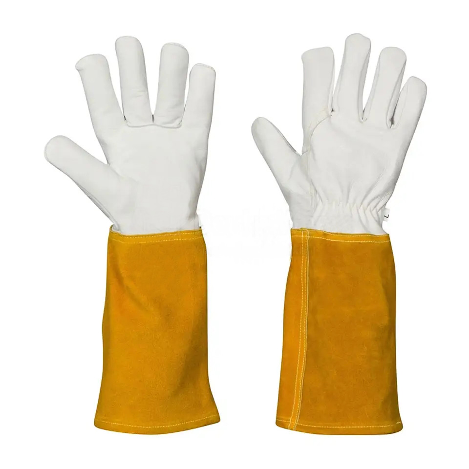 Extreme Heat Resistant Welding Gloves Mechanic Heavy Duty Industrial Welding Gloves Leather Heavy Wo