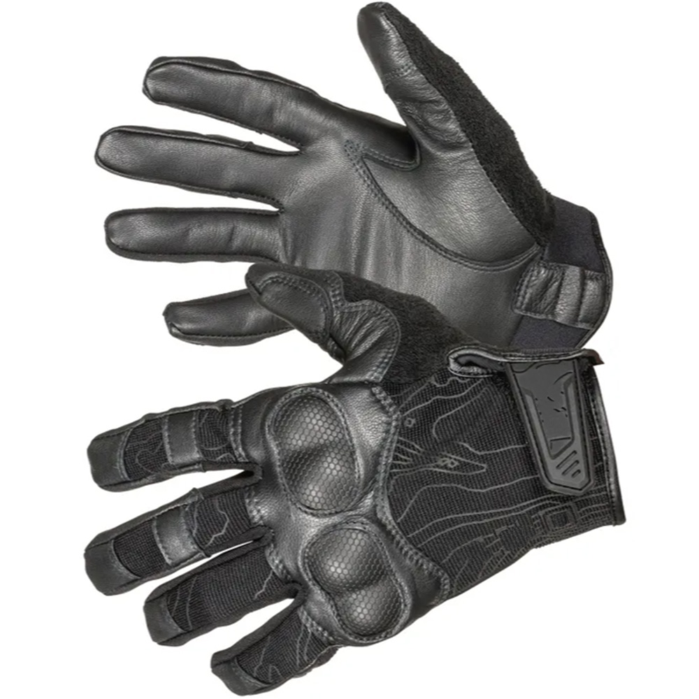 Manufacturer OEM Cut-Resistance Rubber Knuckle Protection Genuine Leather Reinforced Thumb Ergo Grip